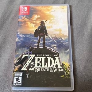 Legend of Zelda breath of the wild switch game